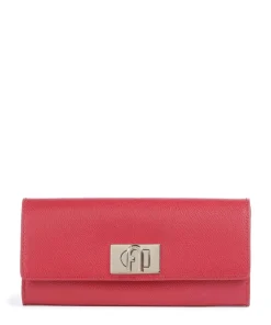 1927 Continental Geldbörse genarbtes Leder rot