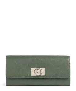 1927 Continental Geldbörse genarbtes Leder grün