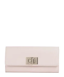 1927 Continental Geldbörse genarbtes Leder altrosa