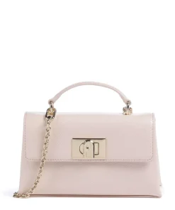 1927 Mini Umhängetasche genarbtes Leder altrosa