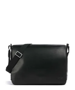 Abbey Aktentasche 14″ Büffelleder schwarz