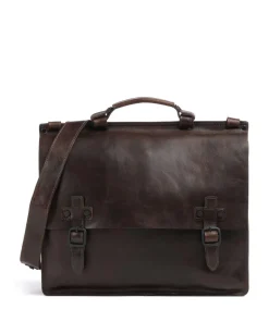 Aberdeen Aktentasche fein genarbtes Rindsleder dunkelbraun