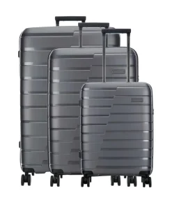 Air Base 4-Rollen Trolley Set anthrazit 3-tlg.