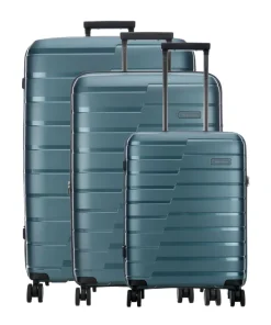 Air Base 4-Rollen Trolley Set blaugrau 3-tlg.