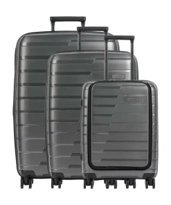 Air Base 4-Rollen Trolley Set anthrazit 3-tlg.