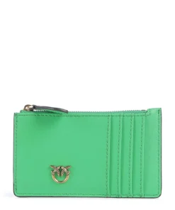 Airone Kreditkartenetui fein genarbtes Rindsleder grün