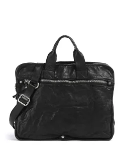 Aktentasche fein genarbtes Rindsleder schwarz