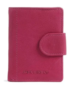 Aruba 500 Kreditkartenetui fein genarbtes Leder pink