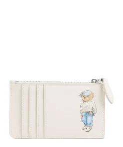 Bear Eran Cable Kreditkartenetui fein genarbtes Rindsleder elfenbein