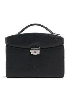 Beluga Schmuckkasten genarbtes Rindsleder schwarz