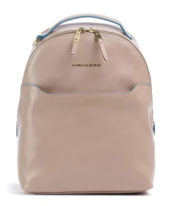 Blue Square Rucksack fein genarbtes Rindsleder altrosa