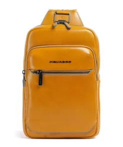 Blue Square Slingbag fein genarbtes Rindsleder gelb