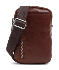 Buddy Handytasche Büffelleder cognac