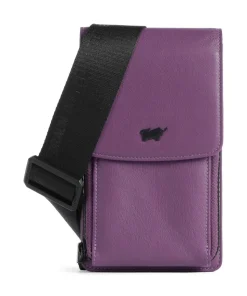 Capri RFID Handytasche genarbtes Rindsleder violett