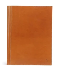 Mappe fein genarbtes Rindsleder cognac