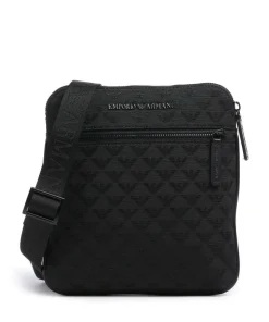 Omnia Jacquard Umhängetasche Polyester, Baumwolle schwarz